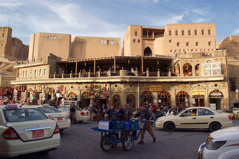 Famous tea house in Erbil, Machko. 